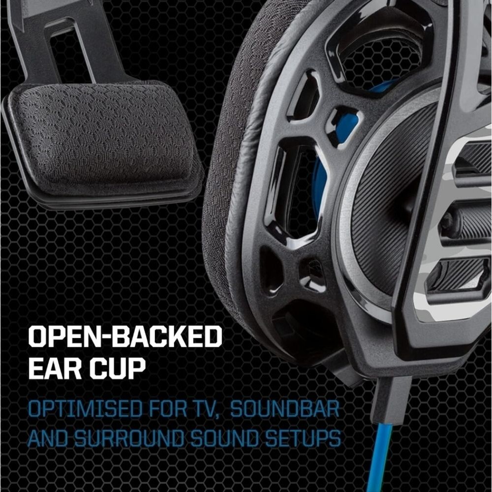 RIG 100 HS Wireless PlayStation Gaming Headset for PS, PC, & Mobile, Arctic Camo - Picture 2 of 11